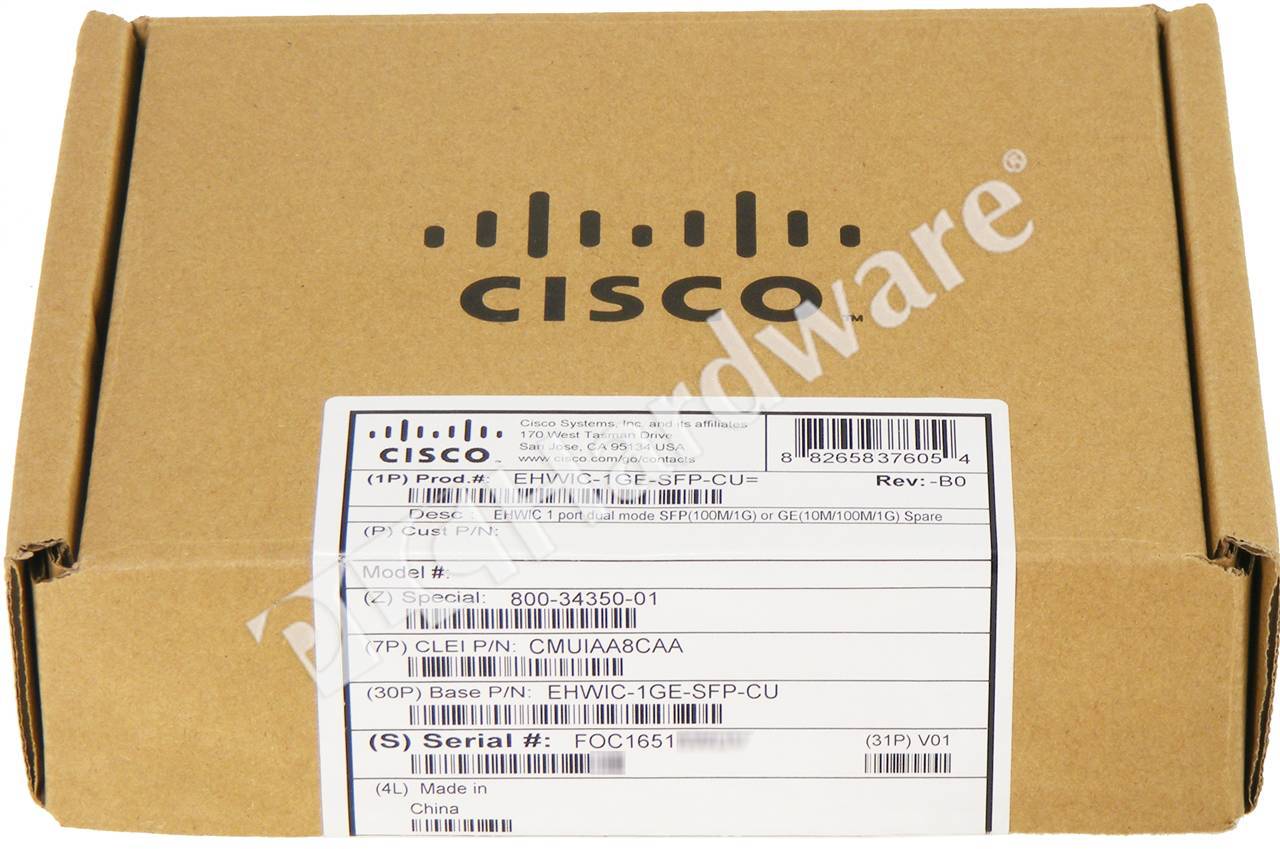 Show large image EHWIC-1GE-SFP-CU=