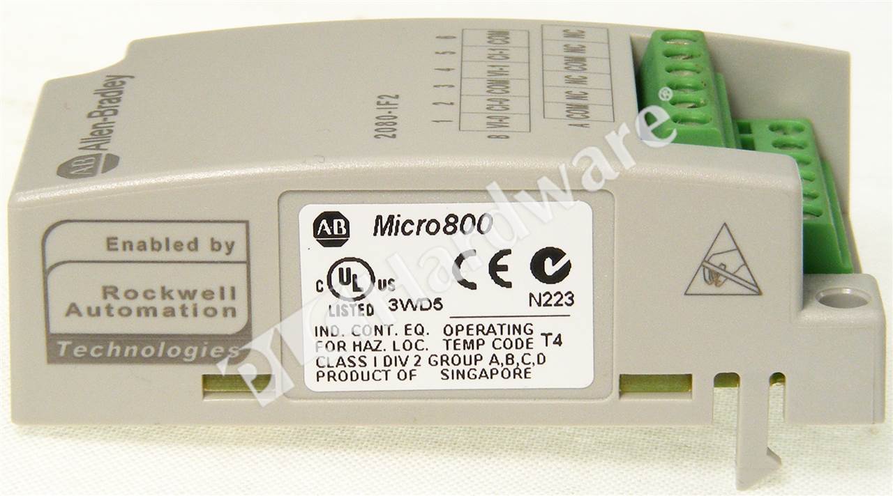 PLC Hardware AllenBradley 2080IF2 Micro 800 2Ch Current/Voltage