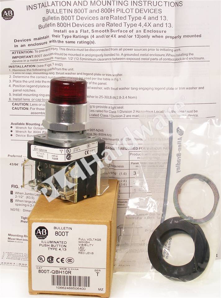 Show large image 800T-QBH10R/T