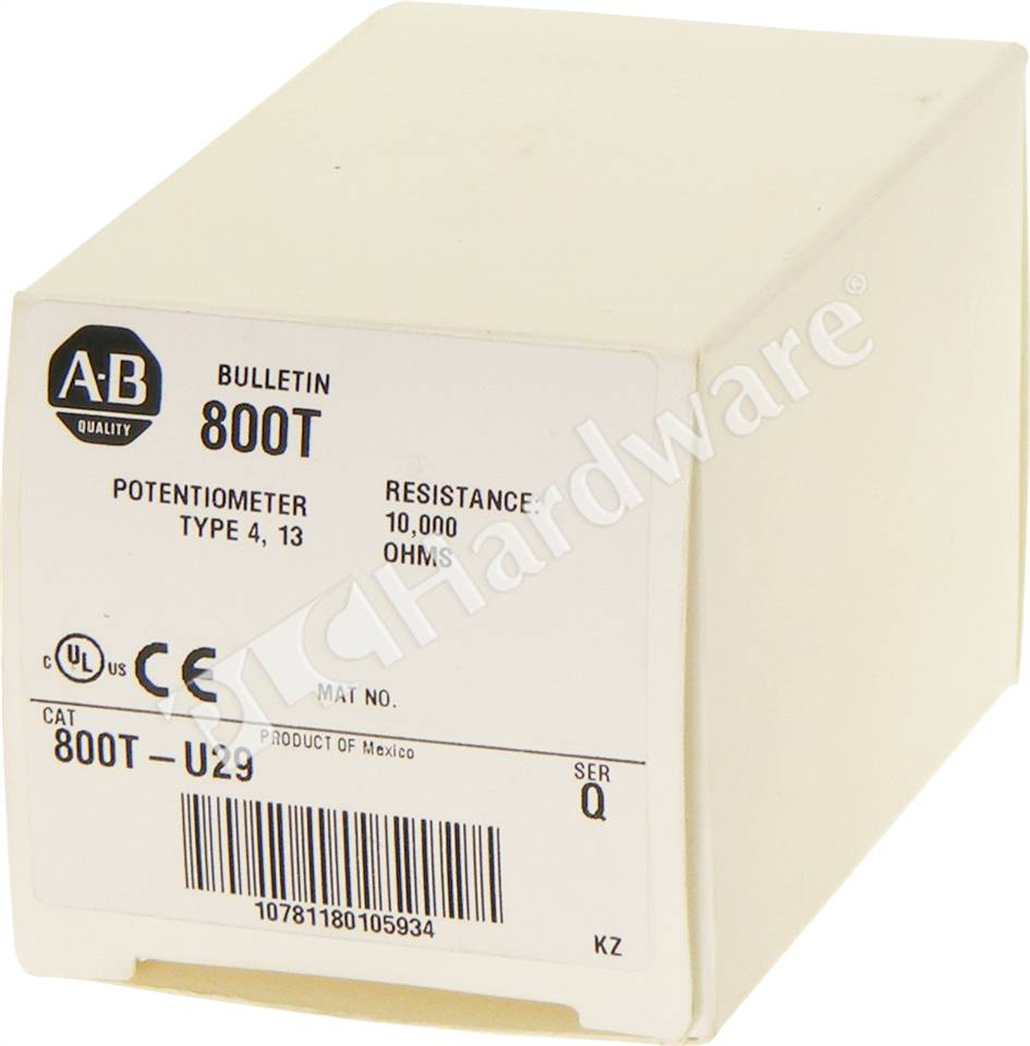 Kilo Ohms To Ohms >> PLC Hardware - Allen Bradley 800T-U29, New Surplus Sealed Kilo Ohms To Ohms >> PLC Hardware - Allen Bradley 800T-U29, New Surplus Sealed