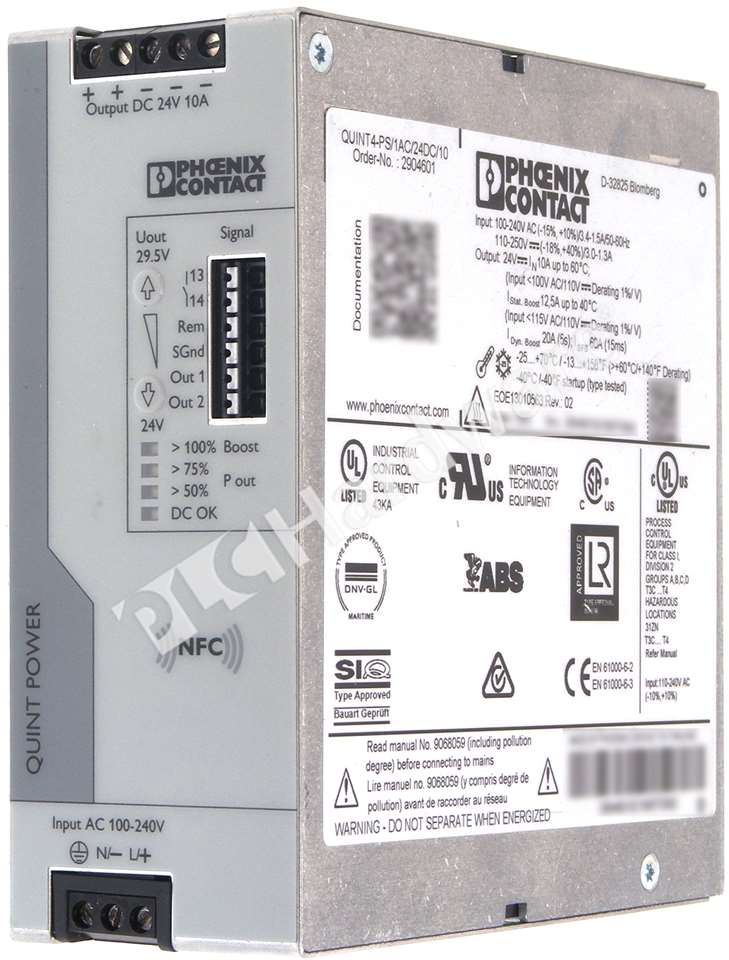 Phoenix Contact QUINT4-PS/1AC/24DC/10 QUINT POWER 10A 24VDC Power