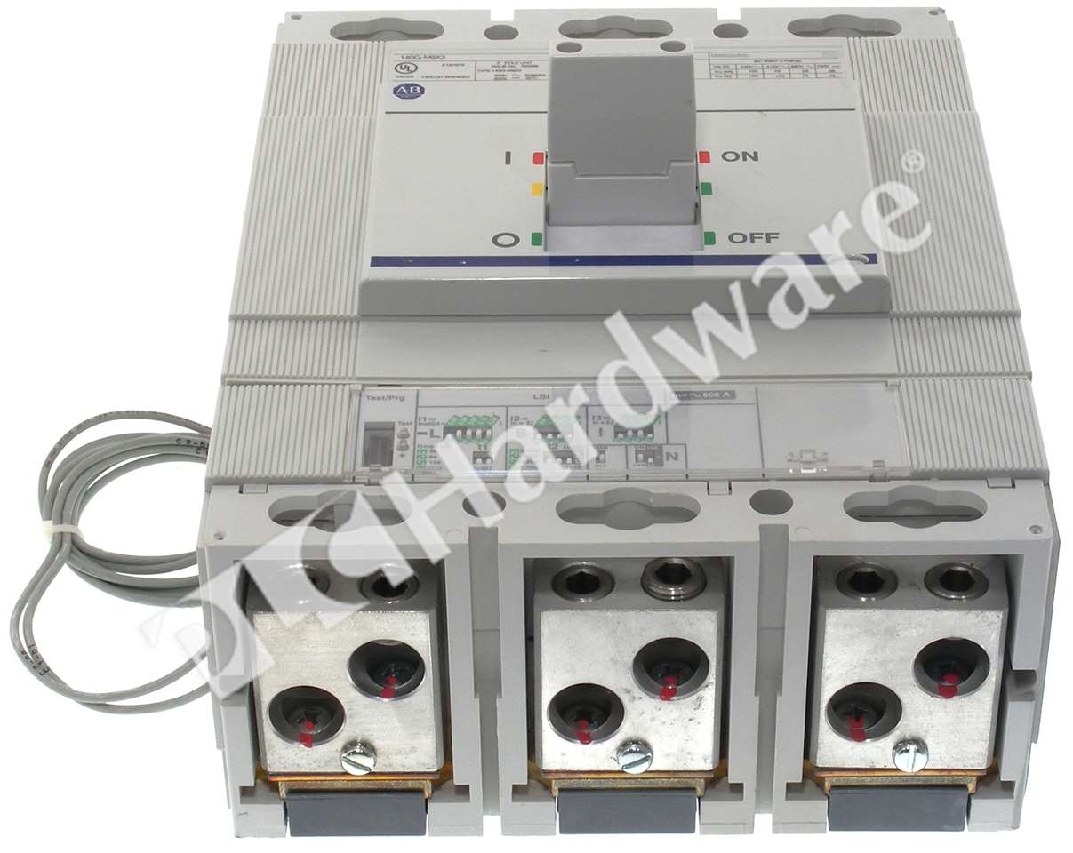 PLC Hardware: Allen-Bradley 140G-M6X3 Molded Case Circuit Breaker Frame 3-P