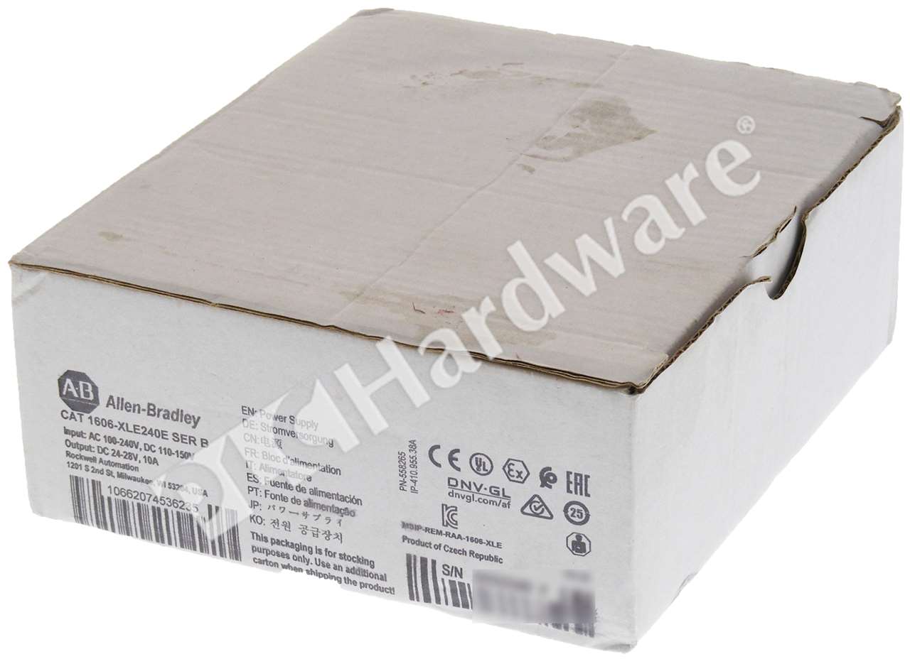 PLC Hardware - Allen Bradley 1606-XLE240E Series B, Surplus Open