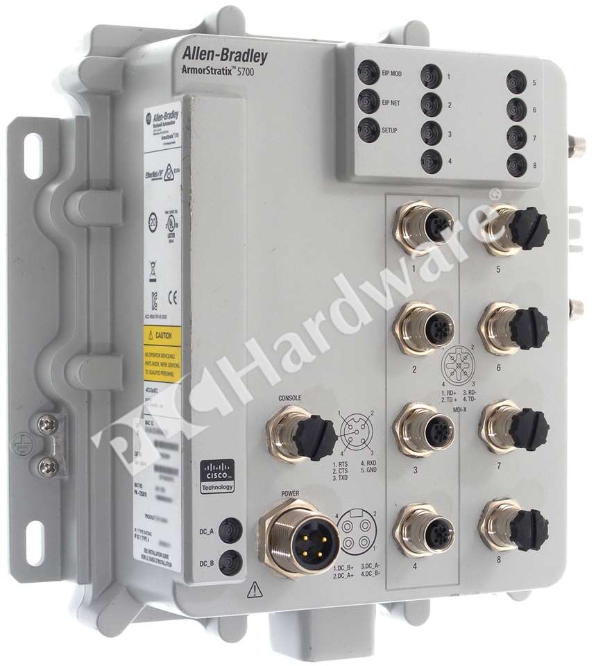 Allen Bradley 1783-ZMS8TA /A ArmorStratix 5700 Ethernet Managed
