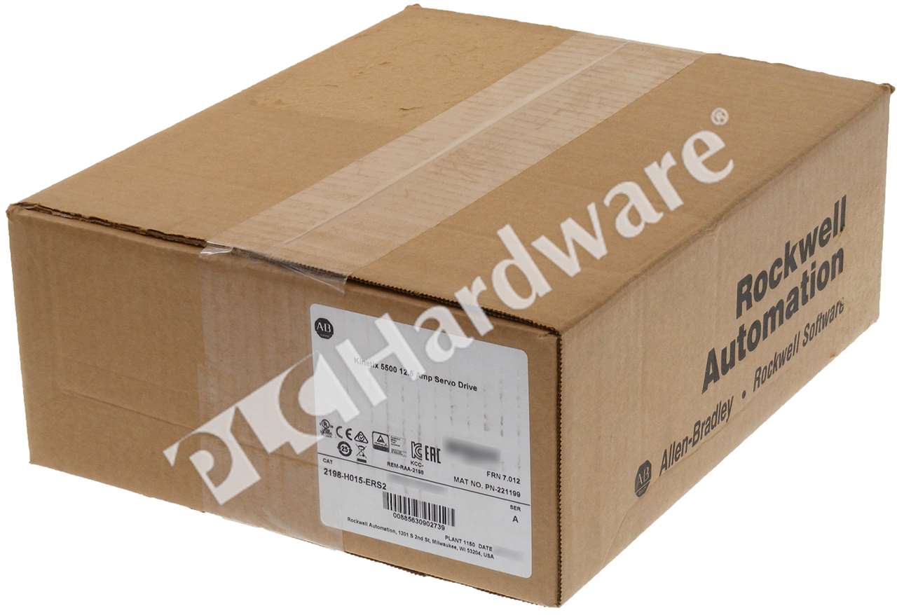 PLC Hardware: Allen-Bradley 2198-H015-ERS2 Kinetix 5500 Servo Drive, 12.5A