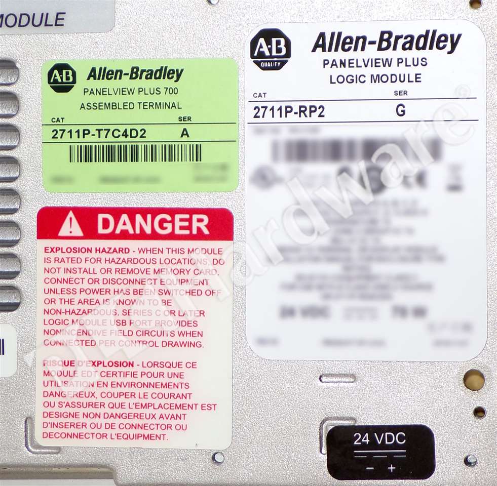 Allen Bradley 2711P-T7C4D2 /A PanelView Plus 700 6.5
