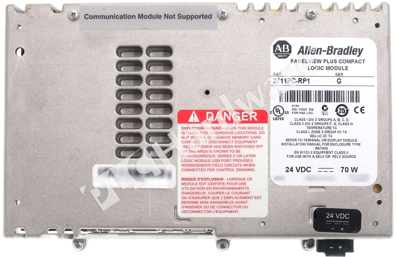 Allen Bradley 2711PC-RP1 /G PanelView Plus Compact 1000 Series DC