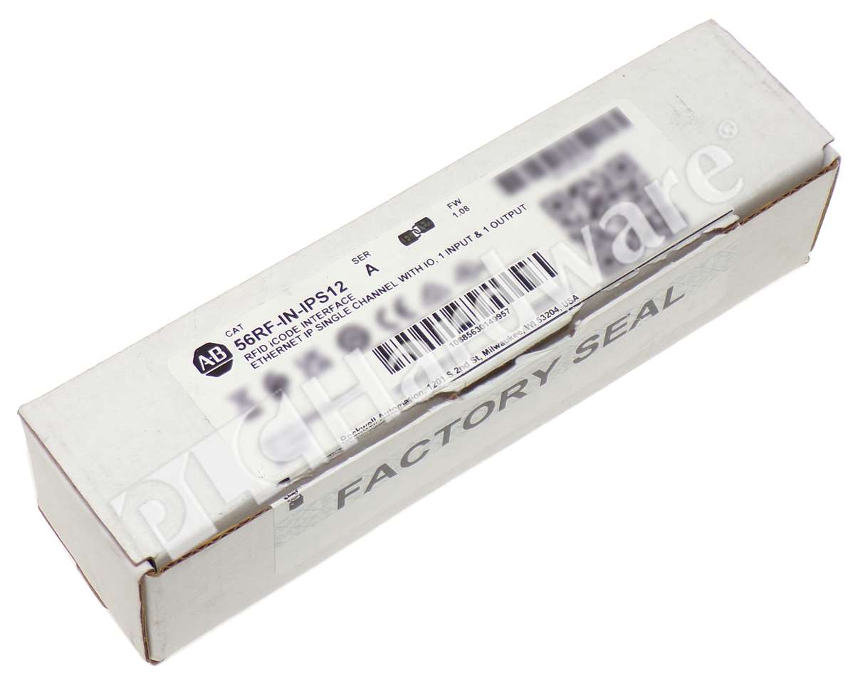 Open Pre-owned Allen Bradley 56RF-IN-IPS12 /A RFID EtherNet/IP