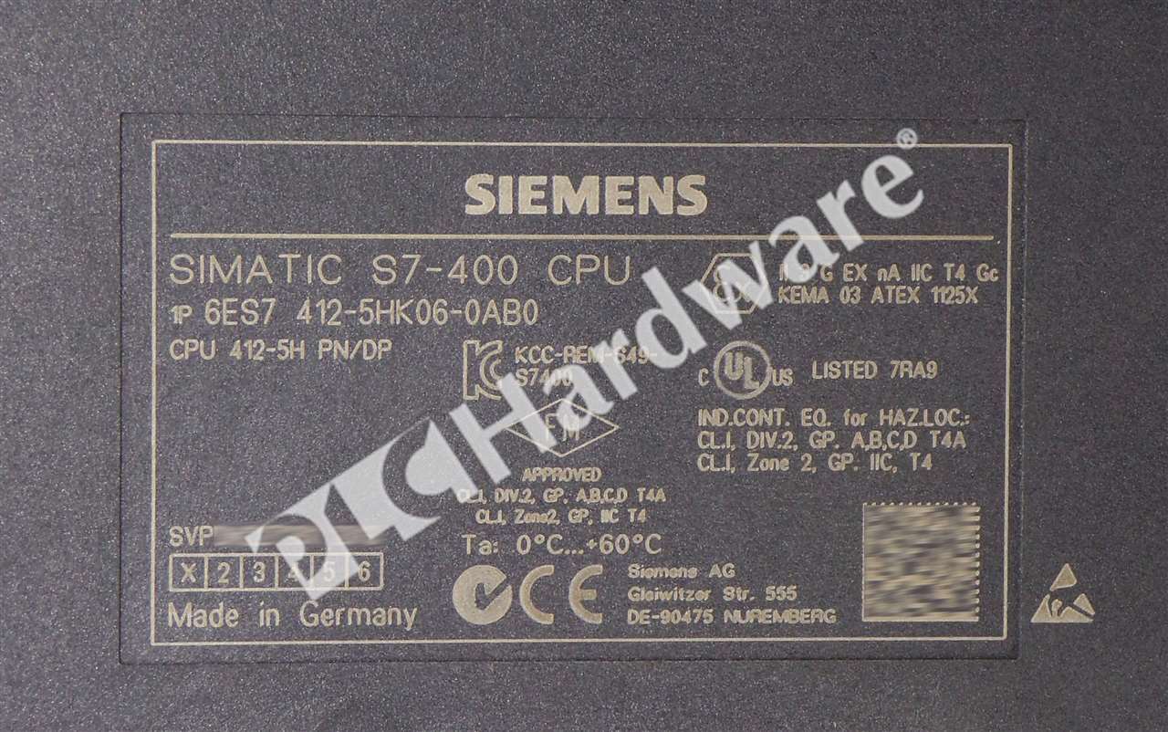 6ES7412-5HK06-0AB0 8