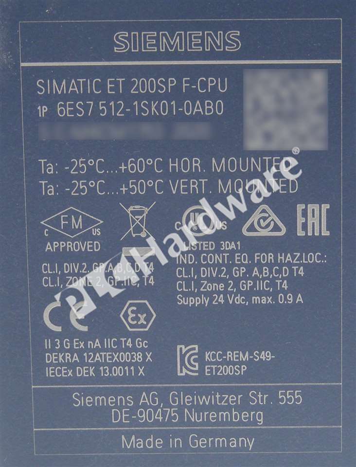 6ES7512-1SK01-0AB0 7