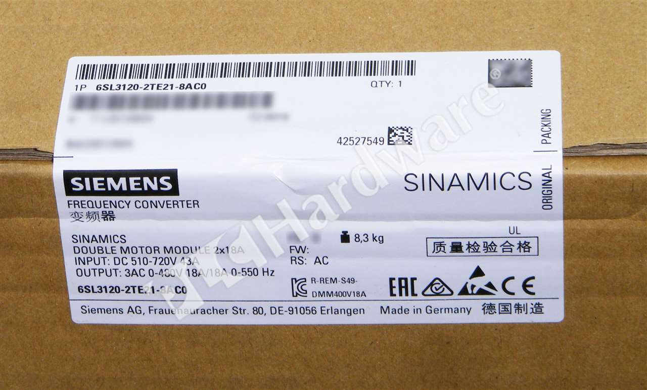6SL3120-2TE21-8AC0 3