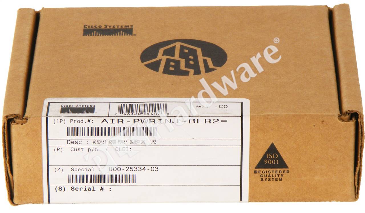 Show large image AIR-PWRINJ-BLR2=