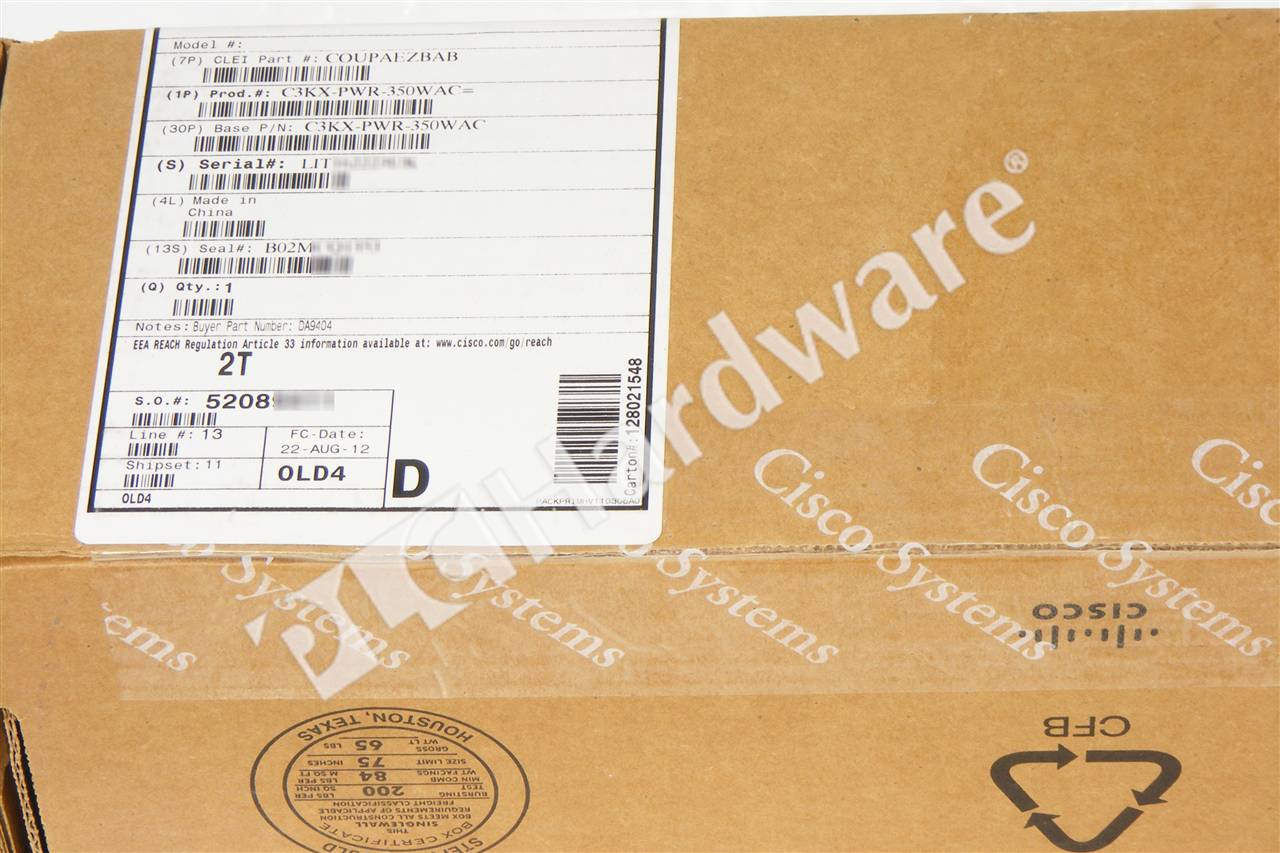 C3KX-PWR-350WAC/2 8