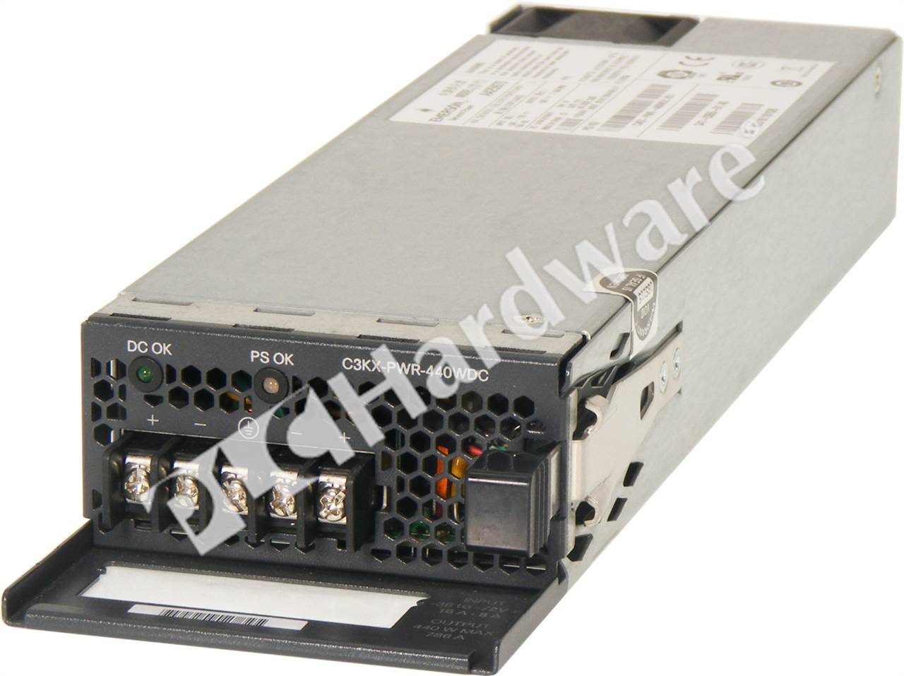 C3KX-PWR-440WDC= / CISCO 440W DC POWER SUPPLY SPARE FOR CATALYST 3750-X SERIES 