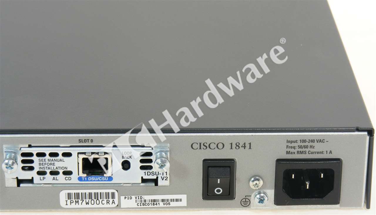 CISCO1841-T1SEC/K9 4