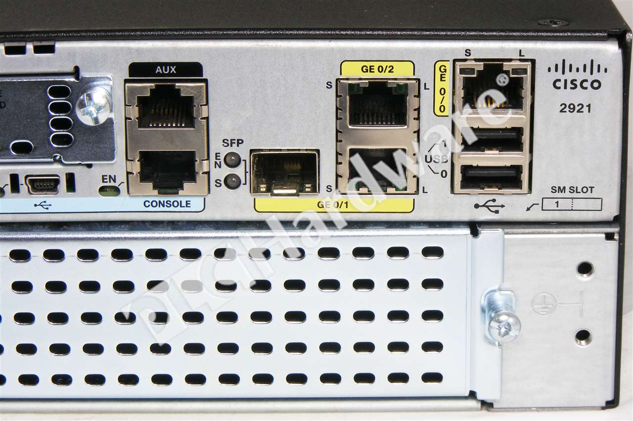 PLC Hardware - Cisco C2921-AX/K9, Used PLCH Packaging
