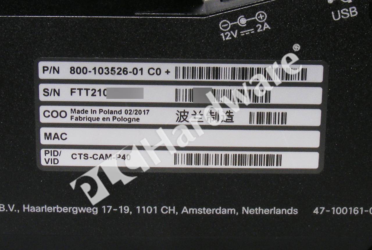 CTS-CAM-P40 6