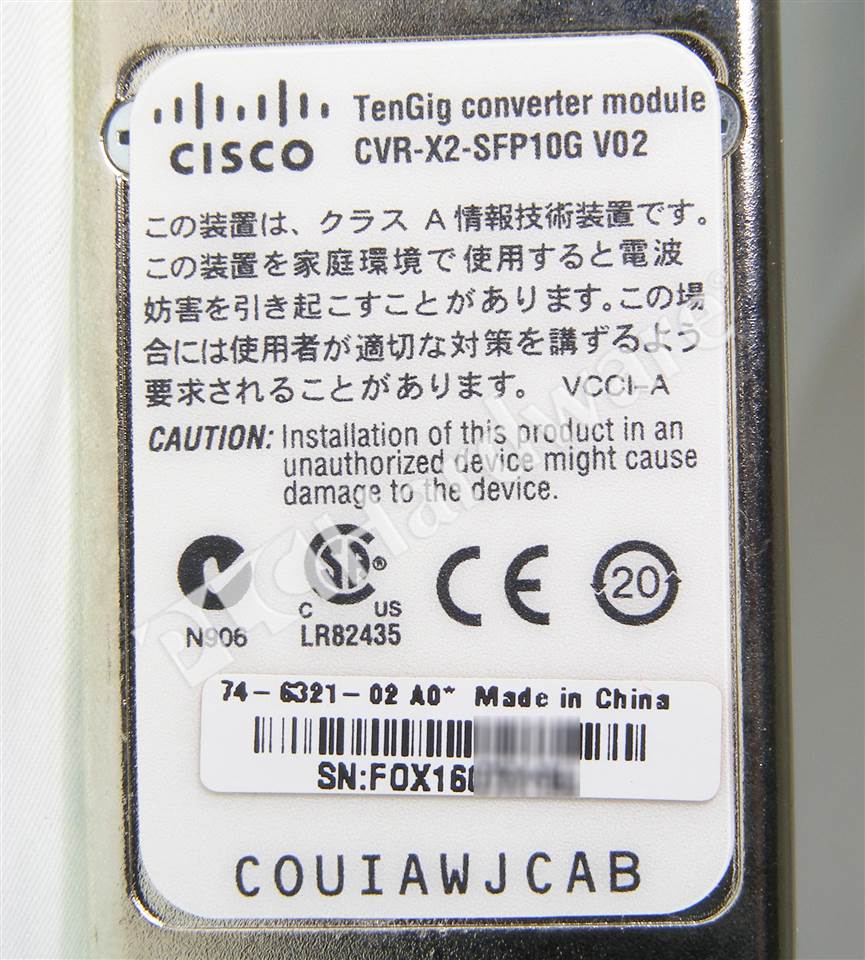 CVR-X2-SFP10G= 7