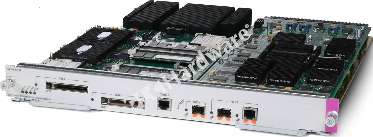 PLC Hardware: Cisco RSP720-3CXL-GE 7600 Route Switch Processor w/PFC3CXL