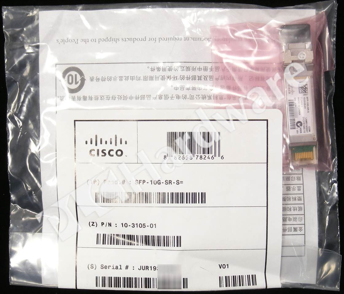 Show large image SFP-10G-SR-S
