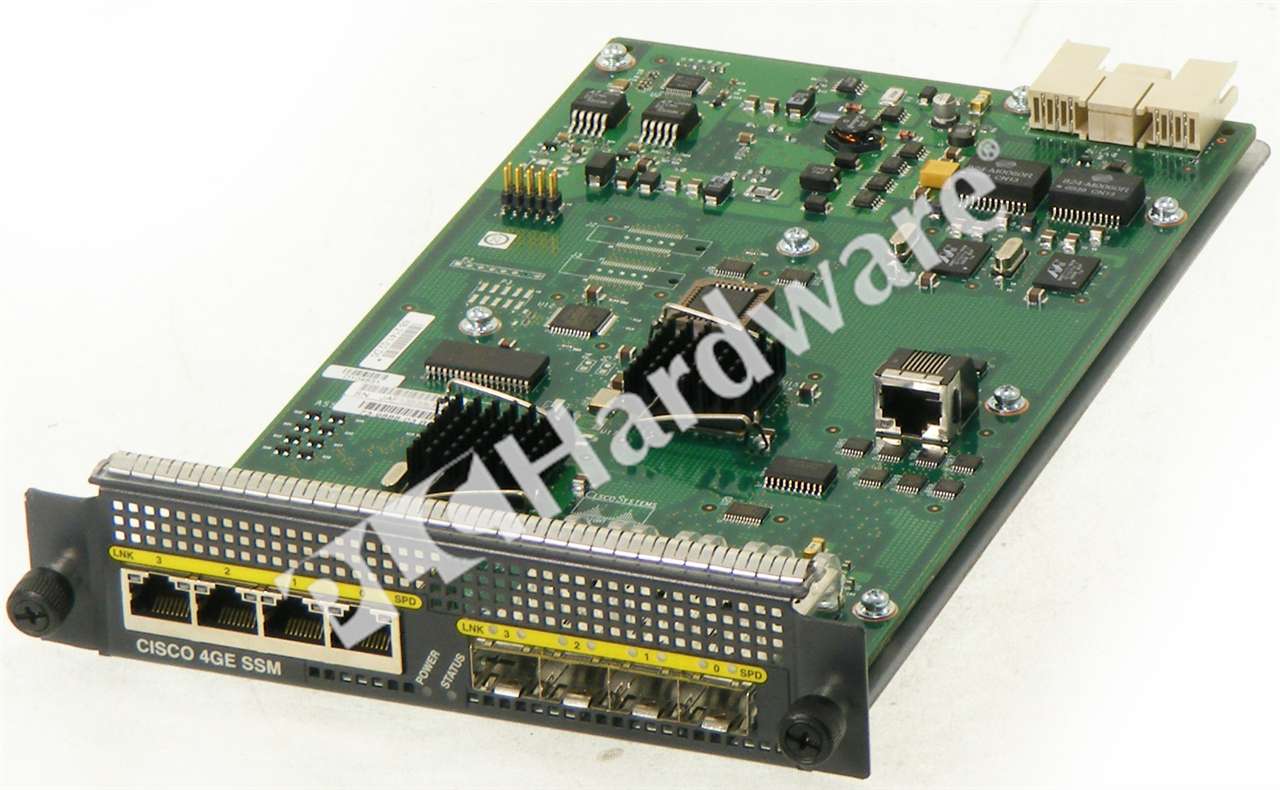 thumbnail image 2 of Cisco SSM-4GE 4-Port Gigabit Firewall Security Module – ASA 5500 Series, SFP/RJ45, Clean Used 2 of 4