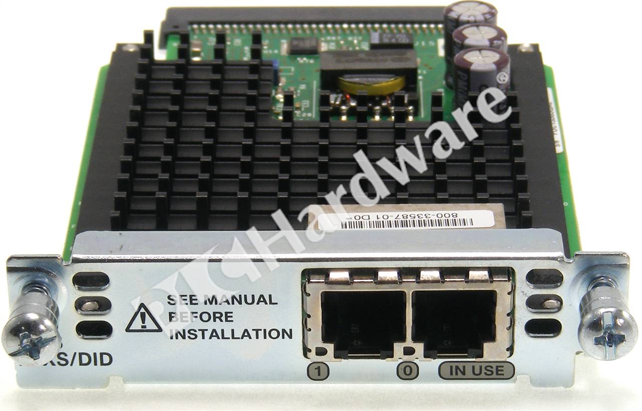 Cisco VIC3-2FXS/DID 2-Port FXS/DID Voice Interface Card Front Panel HSS 