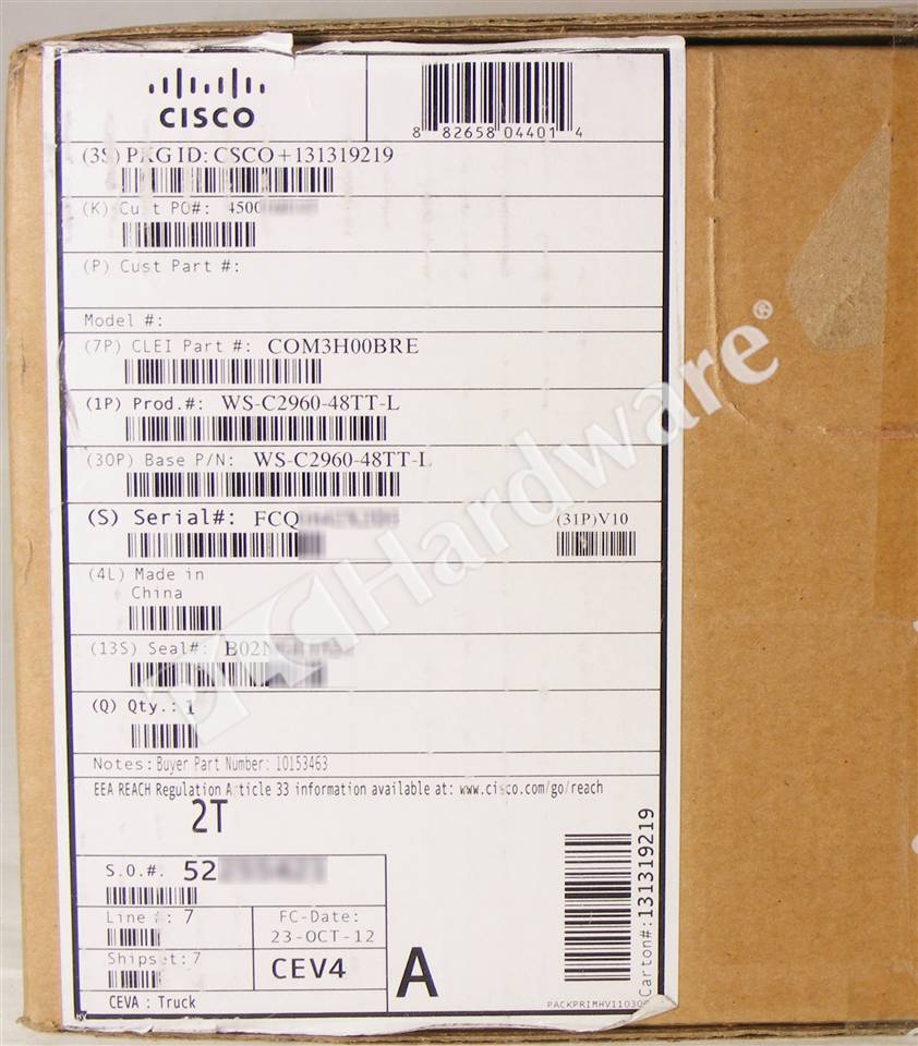 WS-C2960-48TT-L 8