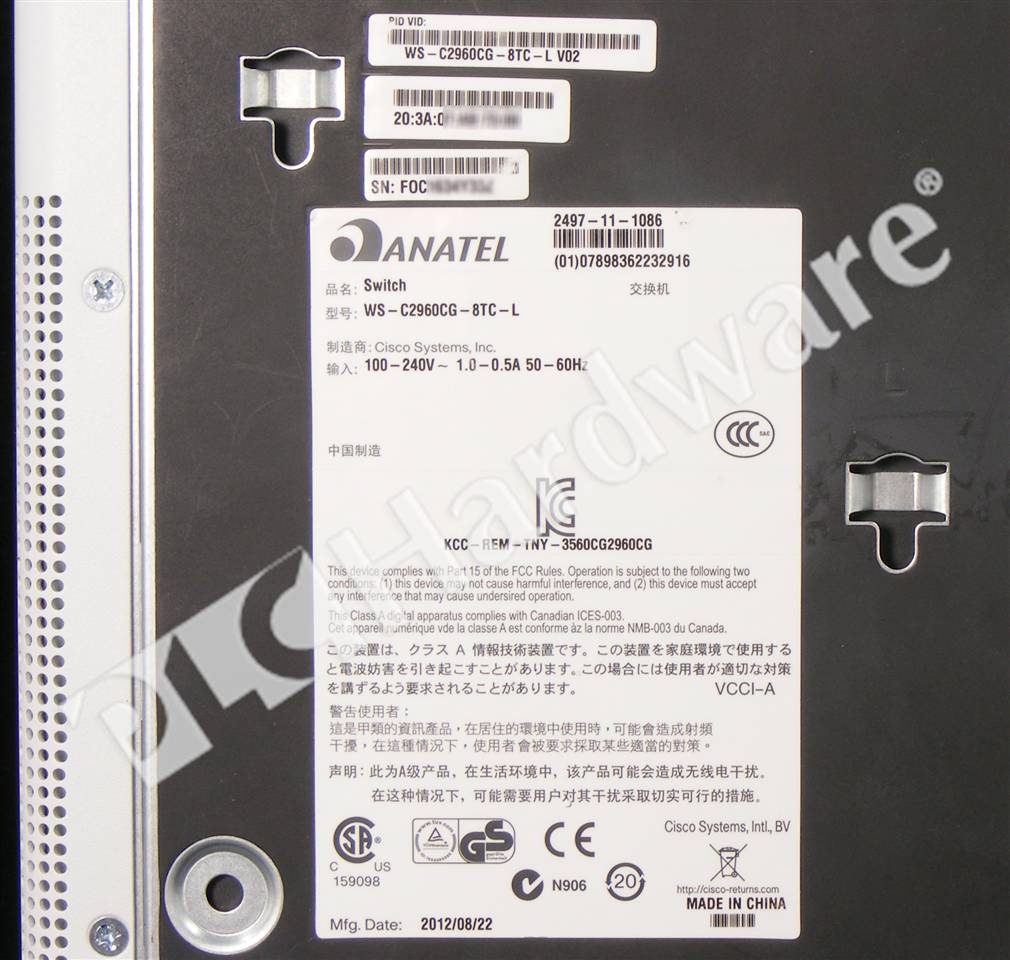 WS-C2960CG-8TC-L 8