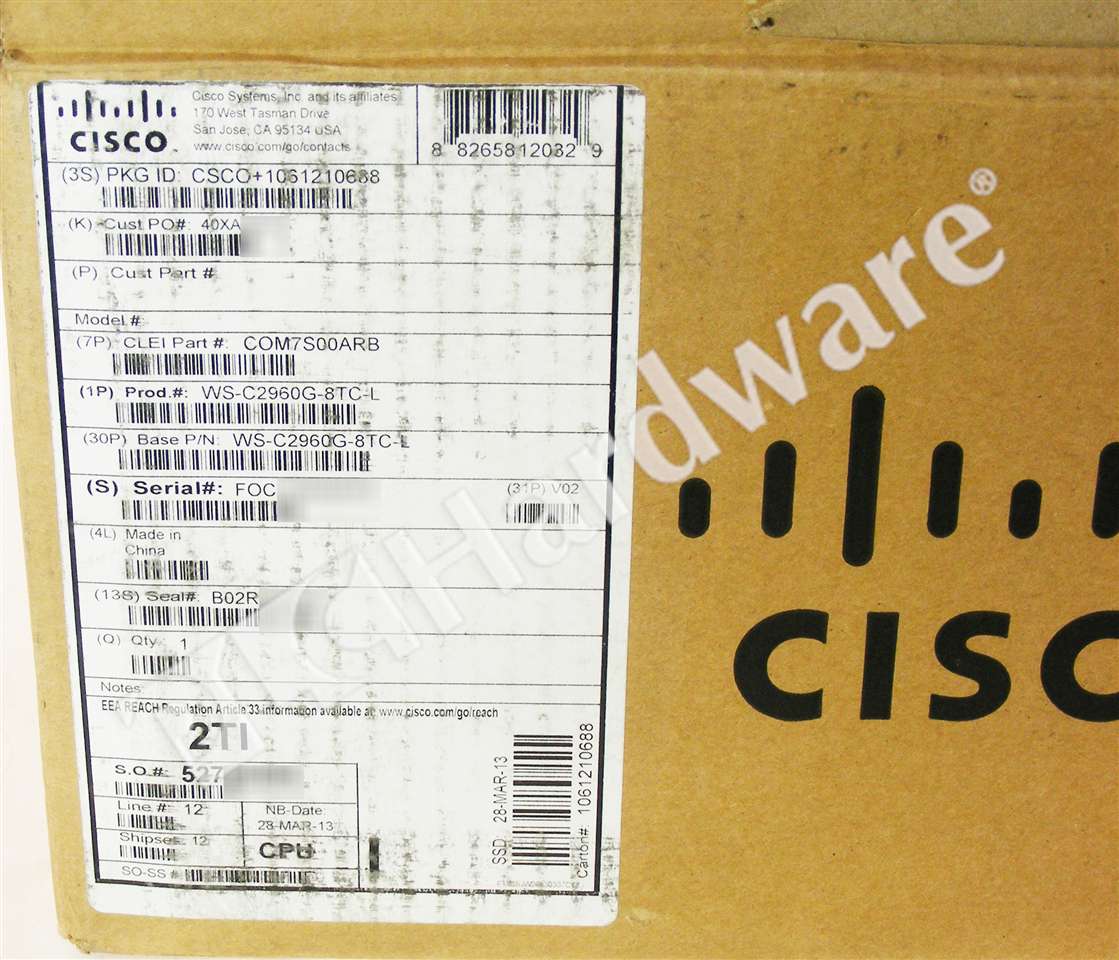 WS-C2960G-8TC-L 1