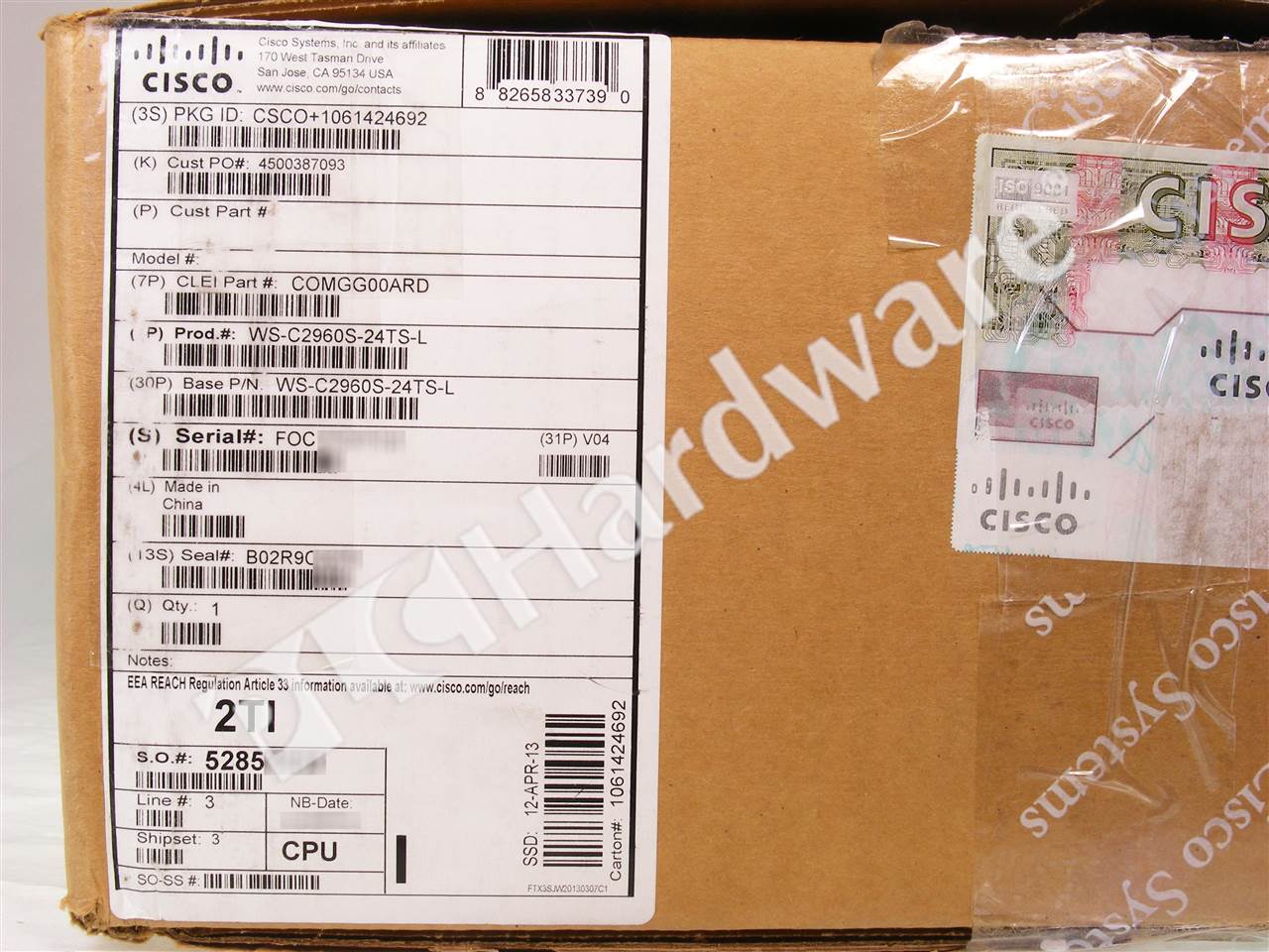 WS-C2960S-24TS-L 8
