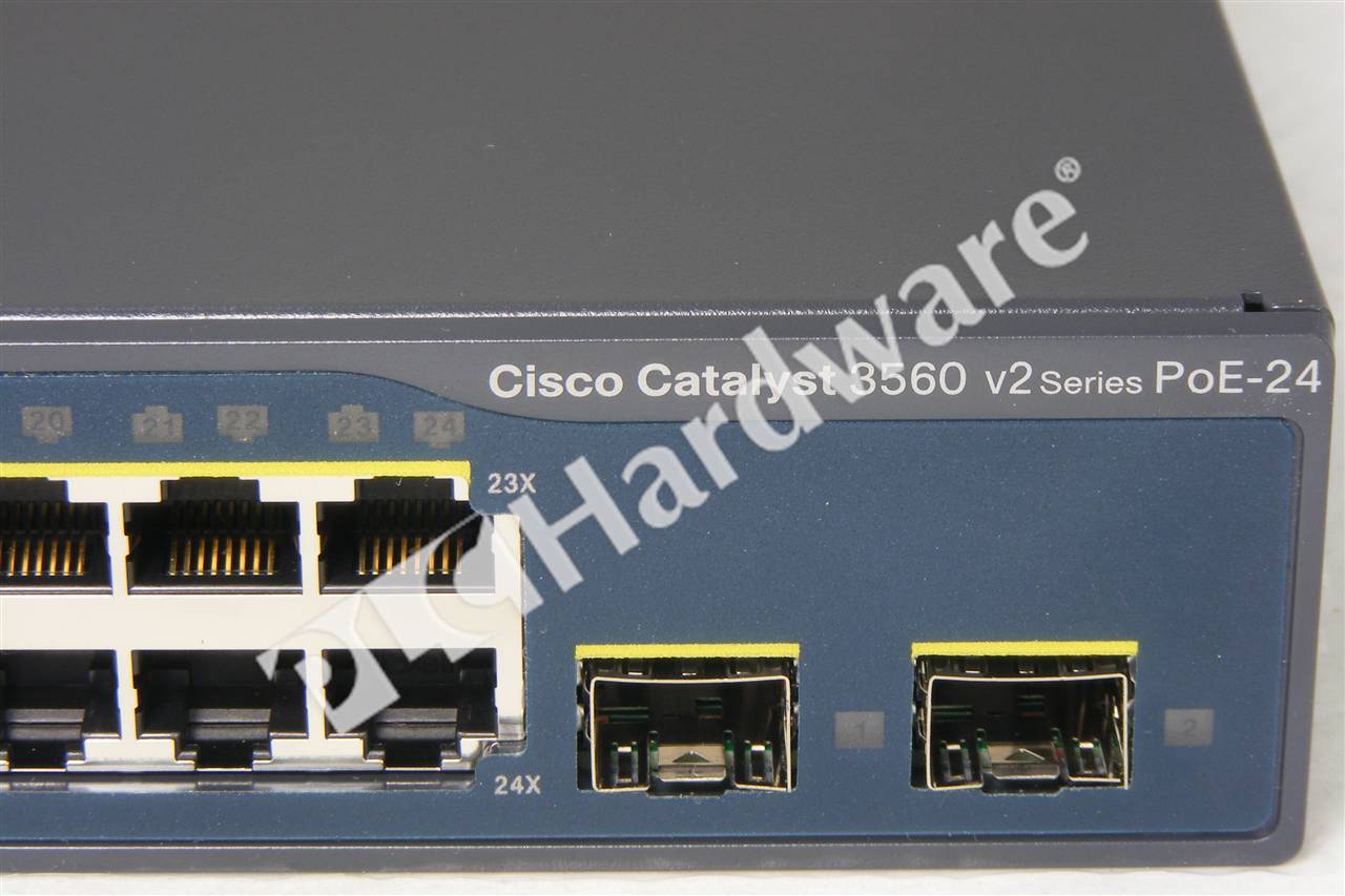 PLC Hardware: Cisco WS-C3560V2-24PS-E Catalyst 3560 V2 24 10/100