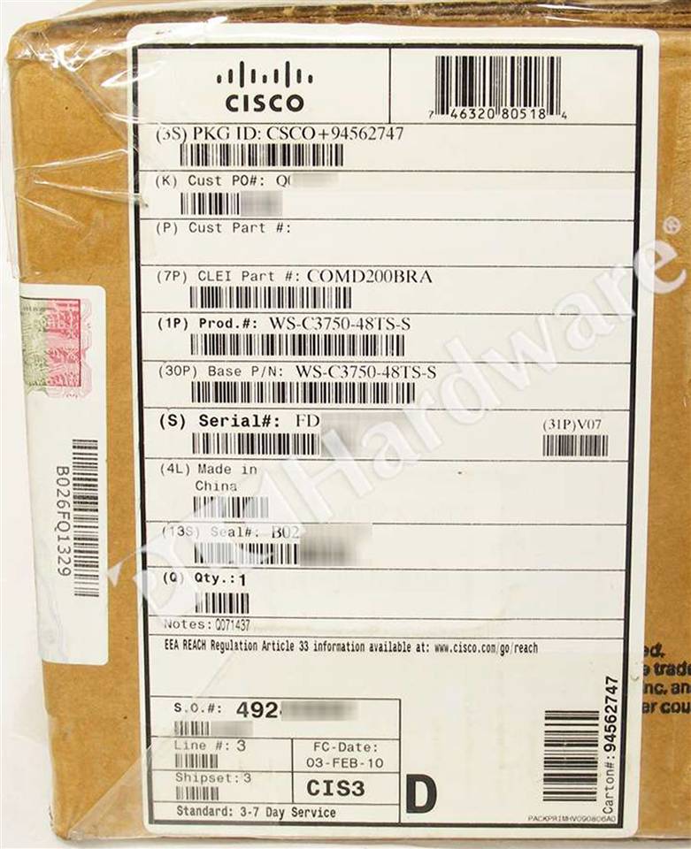 WS-C3750-48TS-S 8
