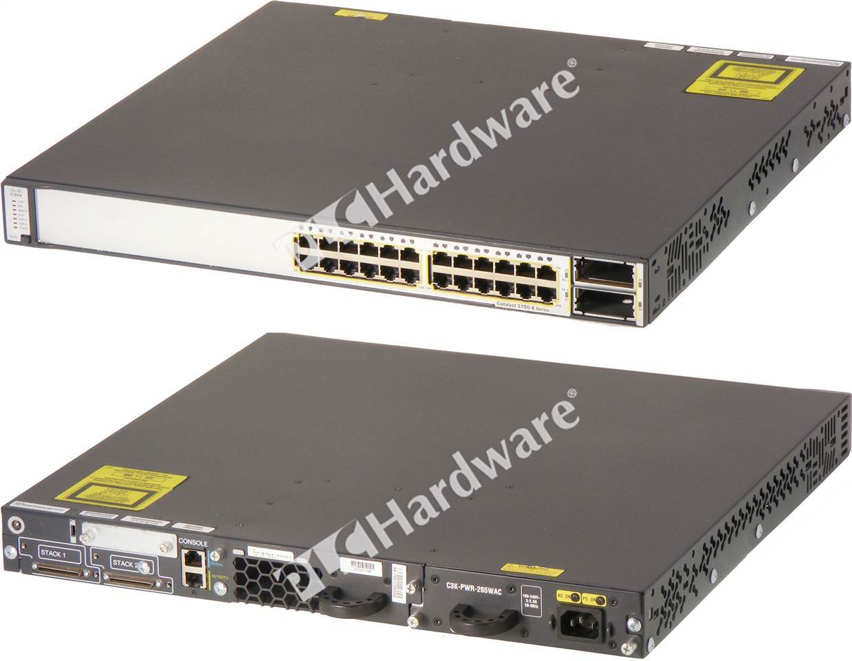 Cisco Catalyst 3750 WS-C3750-24TS-E 3台セット 通電確認済 現状品 