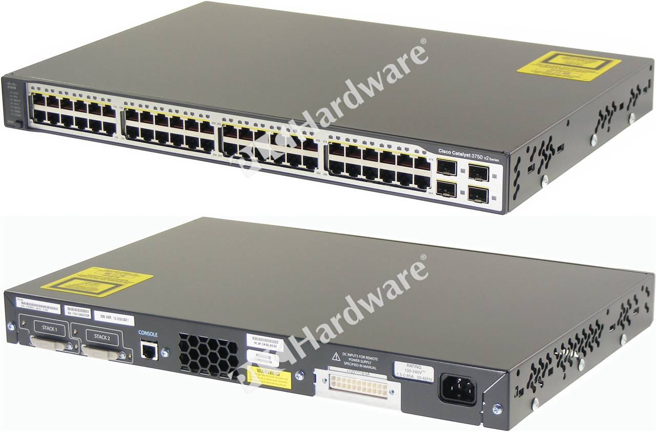 PLC Hardware - Cisco WS-C3750V2-48TS-E, Used PLCH Packaging