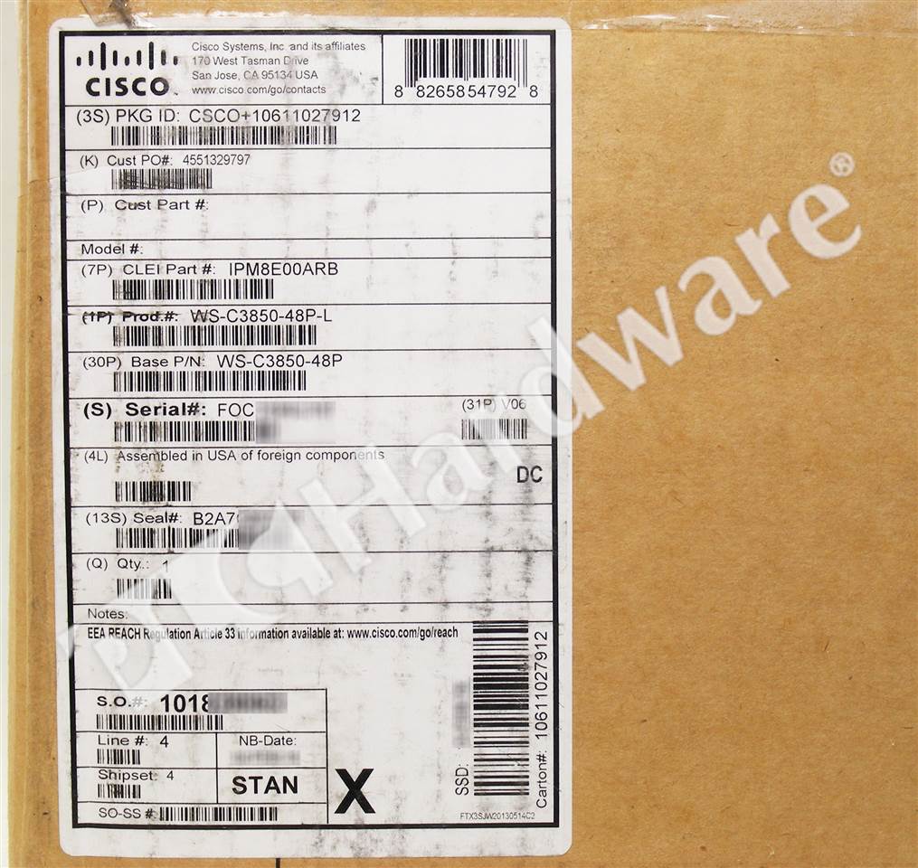 WS-C3850-48P-L 8
