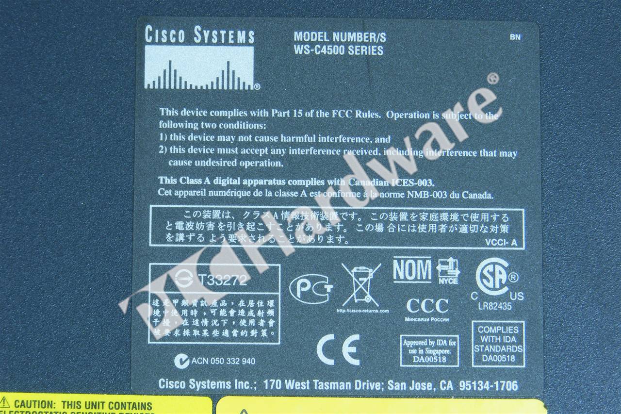 WS-C4510R 8