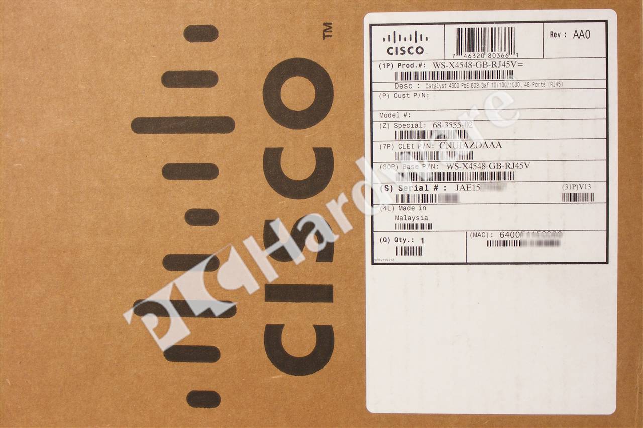 WS-X4548-GB-RJ45V= 2
