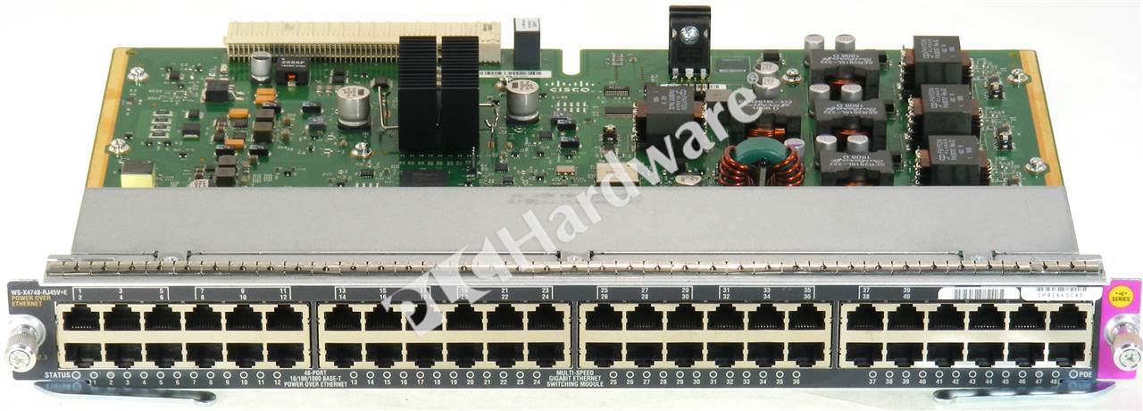 Switch Cisco WS-X4748-RJ45V+E 48 Porte PoE/PoEP Gigabit Ethernet – Serie 4500