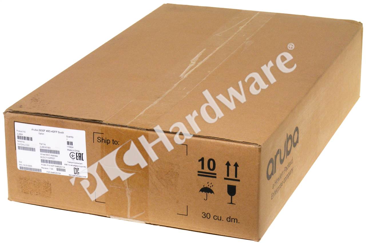 PLC Hardware HP JL260A Aruba 2930F Switch L3 With 48 GE 4 SFP 1G Uplinks