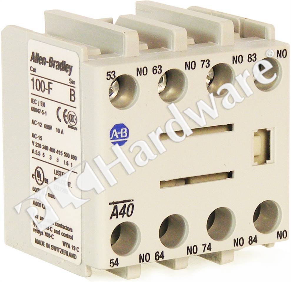 PLC Hardware - Allen Bradley 100-FA40 Series B, Used PLCH Packaging