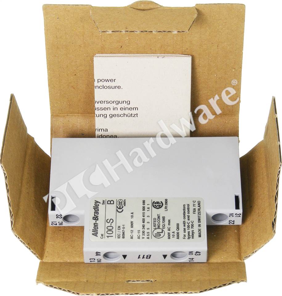 Allen-Bradley Hilfskontakt 100-SB11 Ausiliario Contact Blocco 100-S B11 1NO Ser
