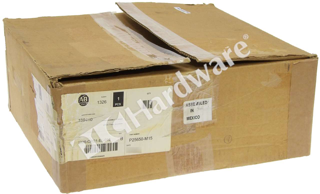 Open Pre-owned Allen Bradley 1326-CPC1-EL-015 /B Motor Power