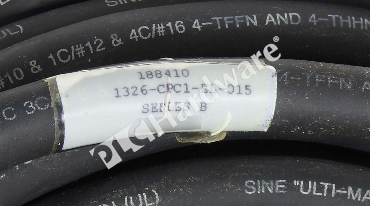 Open Pre-owned Allen Bradley 1326-CPC1-EL-015 /B Motor Power