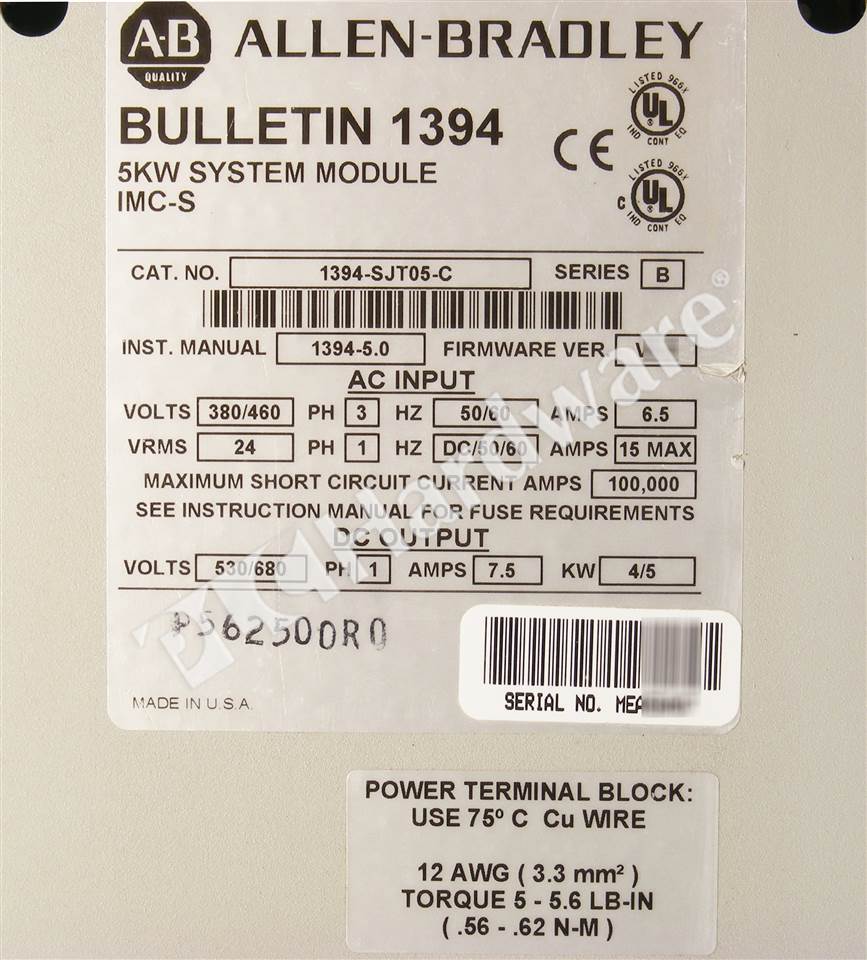 1394-SJT05-C/B 8