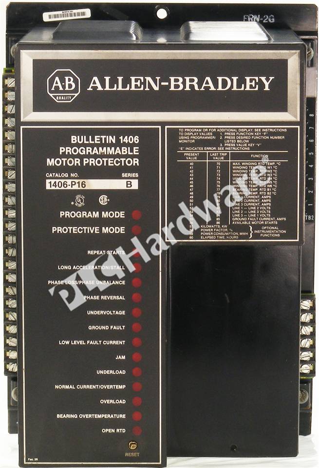 PLC Hardware - Allen Bradley 1406-P16 Series B, Used PLCH Packaging