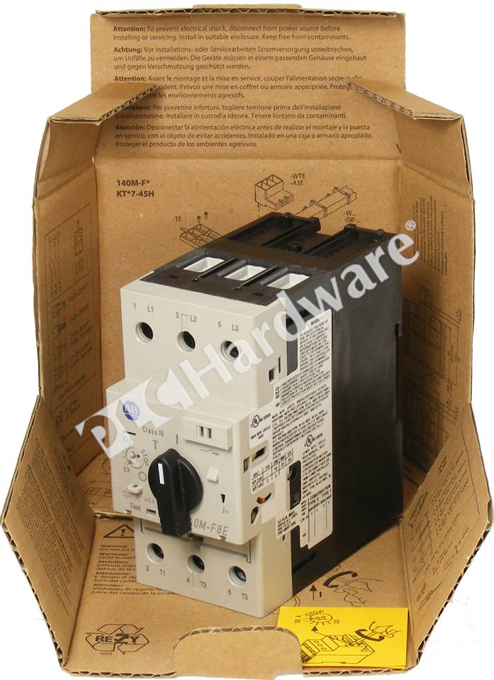 PLC Hardware: Allen-Bradley 140M-F8E-C32 Motor Protection Circuit ...
