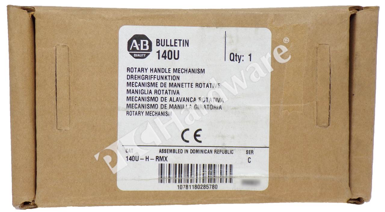 PLC Hardware - Allen Bradley 140U-H-RMX Series C, Surplus Open Pre-owned