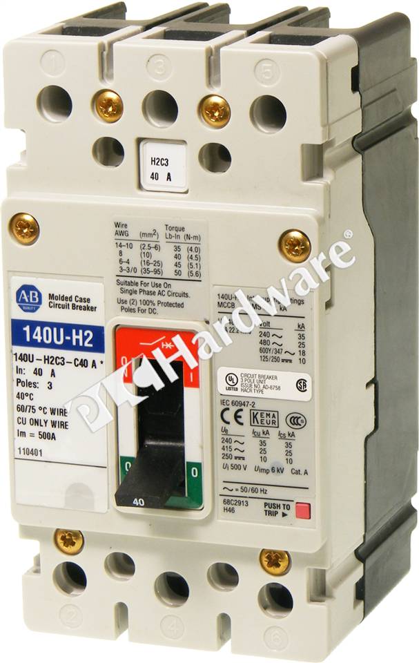 PLC Hardware - Allen Bradley 140U-H2C3-C40