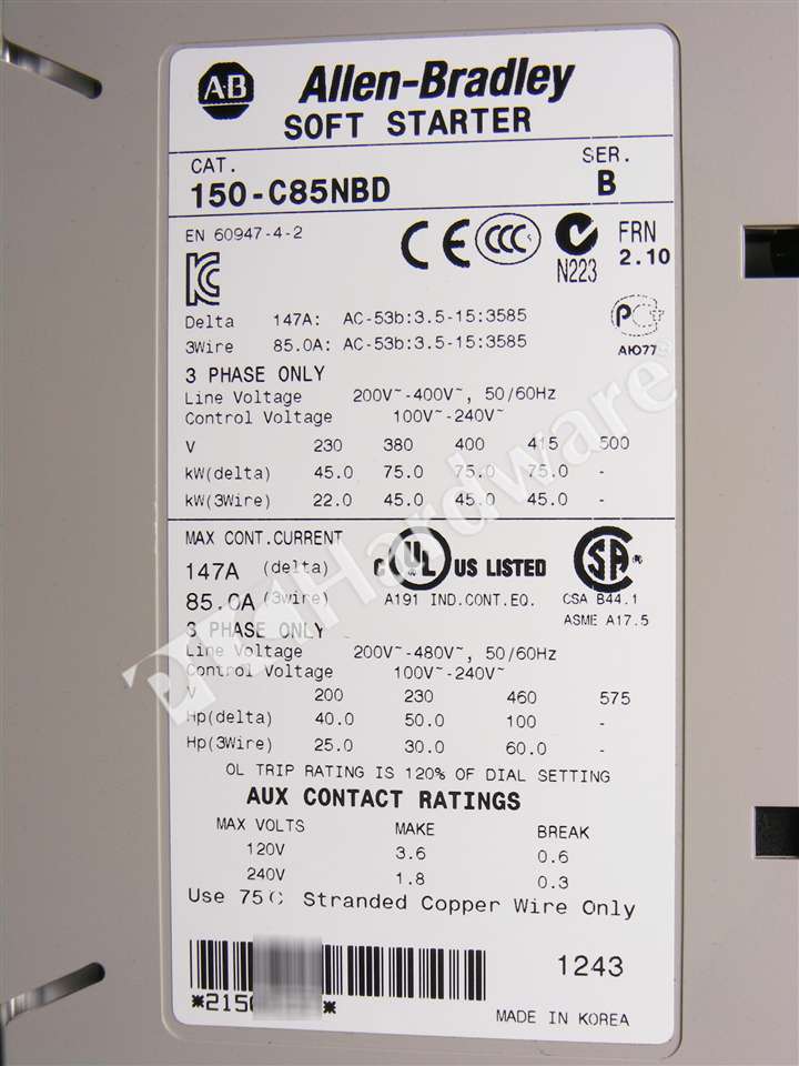 150-C85NBD/B 7