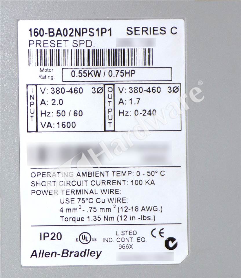 160-BA02NPS1P1/C 7